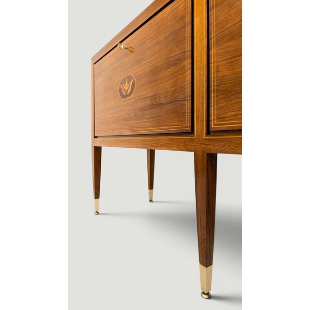 Mid-Century Modern Italian Inlayed Sideboard by Paolo Buffa, 1950s For Sale - Image 18 of 18