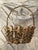 Americana Antique Adirondack Twig Mushroom Foraging basket.Adirondack Twigs Primitive Style W/ a Large Bent Twig Handle. Early 20th Century For Sale - Image 4 of 12