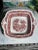 1990s Windsor Tudor Rose Pink Square Vegetable Serving Bowl For Sale In Boston - Image 6 of 10