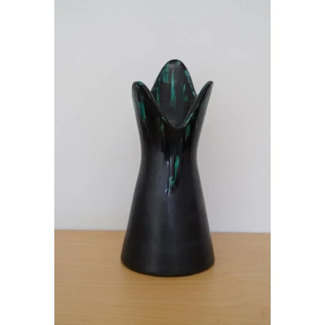 Ceramic Free Form Ceramic Vase by Marcel Giraud, Vallauris, 1950s For Sale - Image 7 of 12