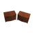Lane Mid Century Brutalist Pueblo Cabinet Nightstands - A Pair For Sale - Image 12 of 12