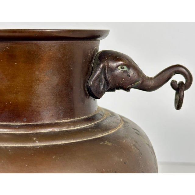 1900 - 1909 Japanese Seizan Bronze Elephant Censer For Sale - Image 5 of 13
