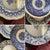 Blue Collection of Three (3) Antique Blue and White Plates Gallery Wall For Sale - Image 8 of 10