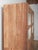 Late 20th Century Vintage Wood and Glass Four-Door Display Cabinet With Patinated Finish For Sale - Image 5 of 6