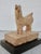 Lively study of a small goat. Art Brut in the execution of large volumes of hips, bent neck, and head turn. Lively in...