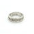 1990s Authentic Tiffany & Co Estate Atlas Ring Size 6.5 Silver 6 mm For Sale - Image 4 of 6