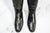 1920s Fantastic Horse Riding English Antique Black Leather Boots Peal & Co. Wood Trees Home Decor Prop Country Equestrian For Sale - Image 5 of 16