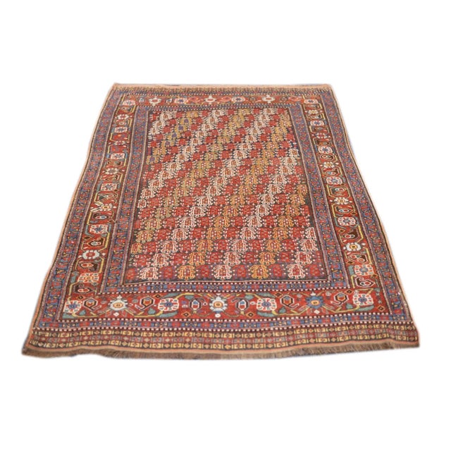 The non-Qashghai tribes in SW Persia weaving a wide variety of geometric and abstract scatters and bagfaces. The best...