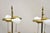 Antique Gothic Revival Gold Bronze Figural Candelabra Table Lamps - A Pair For Sale - Image 9 of 11