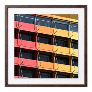 “Puerta America 03” Giclee Archival Pigment Print 24x24 Framed in Walnut For Sale