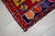 Front of Kitchen Sink Rug, Hand Made Bath Mat Colorful Turkish Rug - 1′12″ × 3′8″ For Sale - Image 11 of 14