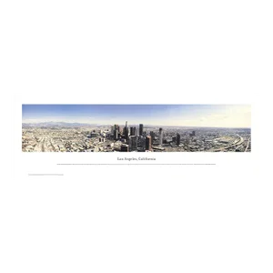 1990 Jack Rankin 'Los Angeles, California' Contemporary USA Offset Lithograph