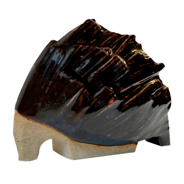 Scandinavian Stoneware Hedgehog Figurine by Tut Fog for B&G, 1970s For Sale