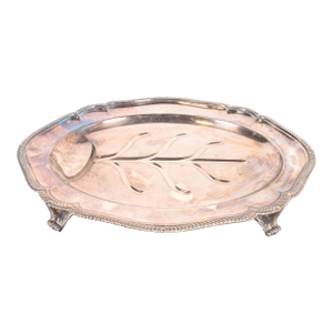 Tiffany & Co. English Silverplate Tree of Life Footed Serving Tray