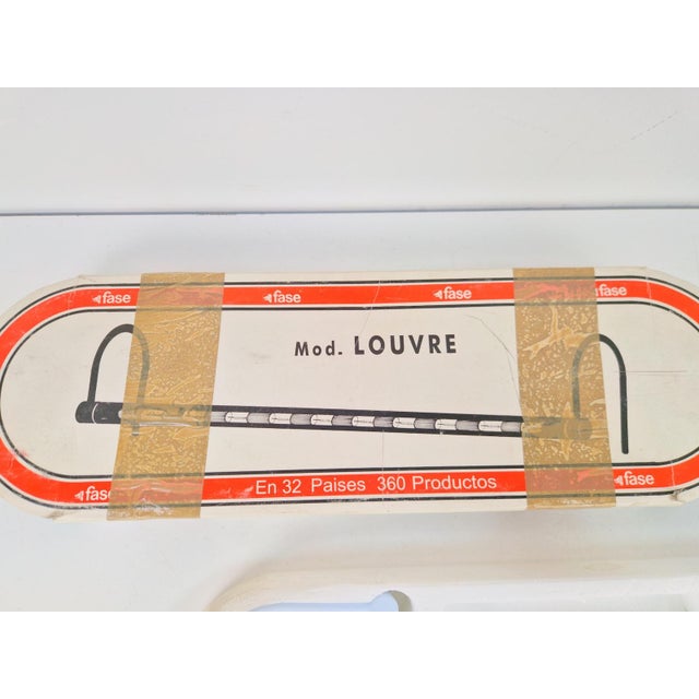 Vintage Brass Louvre Picture Lamp by Fase, 1970 For Sale - Image 12 of 13