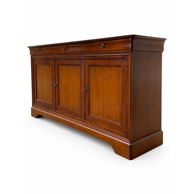 Louis Philippe Style Fruitwood Sideboard, 1960s For Sale - Image 3 of 12