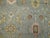 Textile Early 20th Century Blue Gray Pink Indian Room Size Rug - 9'6" x 13'6" For Sale - Image 7 of 9
