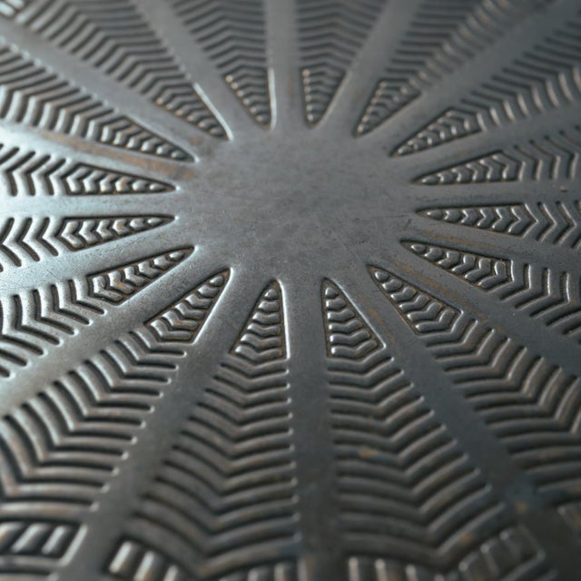 Dutch Art Nouveau Occasional Table with Floral Relief Decoration, 1920s For Sale - Image 10 of 16