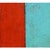 Orange Fashion Inspired 'Blue and Orange' (2) Highly Textured Abstract Oil Painting For Sale - Image 8 of 11