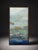 Mid 20th Century Large Blue Green Textured Abstract Oil Painting For Sale - Image 5 of 5