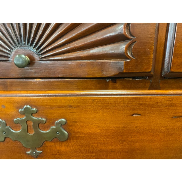 18th Century Queen Anne Cherry Highboy For Sale - Image 14 of 16