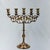 Metal Early 20th Century 5 Candle Brass Polish Jewish Shabbat Candelabra "Lions of Judah" For Sale - Image 7 of 14