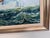 Textile Late 20th Century Ambrose Large Original Oil Painting on Canvas Sailing Ship Ocean Seascape Framed For Sale - Image 7 of 12