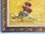 Large Vintage Original Oil Painting by Rj Fowles Wwii Veteran Red Sailing Ship Yellow Ocean Background Framed and Matted For Sale - Image 6 of 11