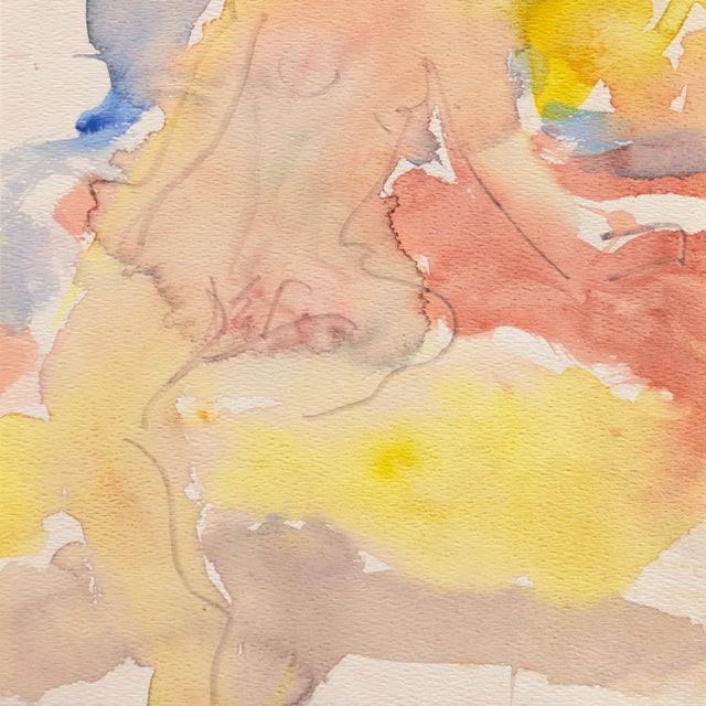 1950s 'Seated Nude' by Victor Di Gesu, Paris, Louvre, Salon D'Automne, Académie Chaumière, Los Angeles County Museum of Art For Sale - Image 5 of 7