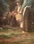1940s Paul Heimen, Rest in the Woods, Forest Landscape, Farmers, Campfire, Oil Painting on Canvas For Sale - Image 5 of 13