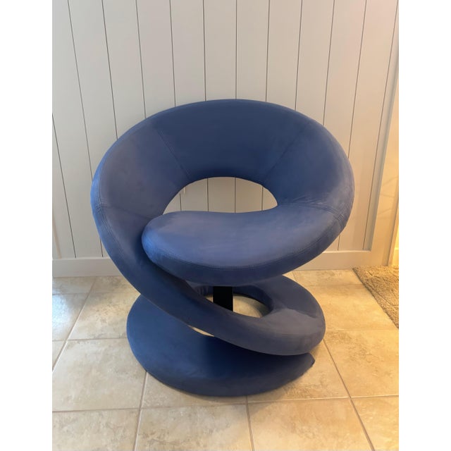 Mid-Century Modern Louis Durot Style Orange Peel Chair by Jaymar For Sale - Image 3 of 6