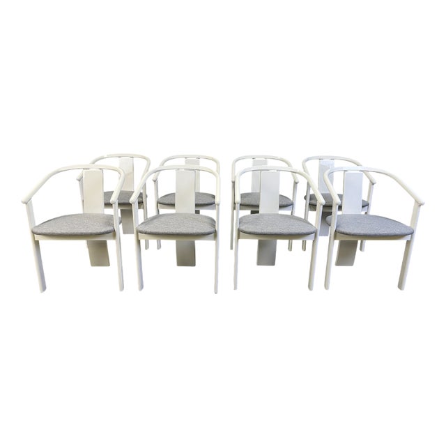 Postmodern Spanish Dining Chairs, 1980s, Set of 8 For Sale