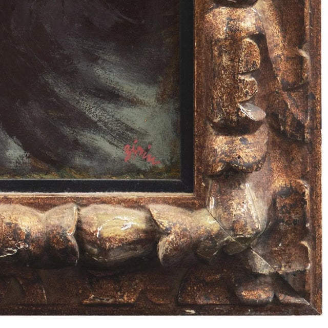 Modern 'Portrait of a Young Woman' by Martin Zipin, Philadelphia Modernist, Philadelphia Academy of Fine Arts, Baum School of Art For Sale - Image 3 of 9