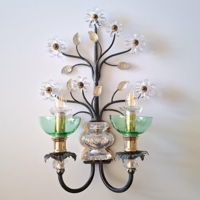 Mid-Century Modern Vintage Wall Lamps by Banci Firenze, Italy, 1970s, Set of 2 For Sale - Image 3 of 18