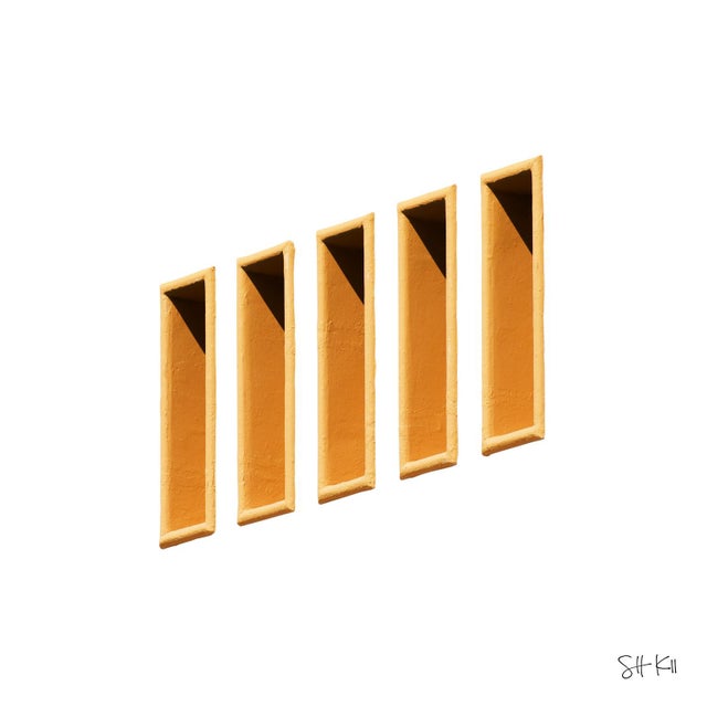 Each piece is an original work by artist Garrett Knoll, printed and framed by hand in Brooklyn, New York. The image is...