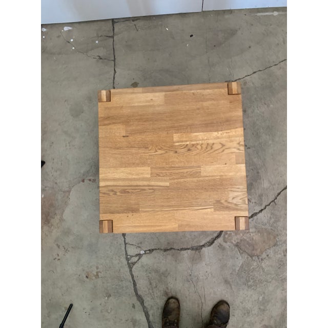 Danish Pine Square Coffee Table W/ Drawer Manner of Jens Lyngsoe, 1970's For Sale - Image 18 of 18