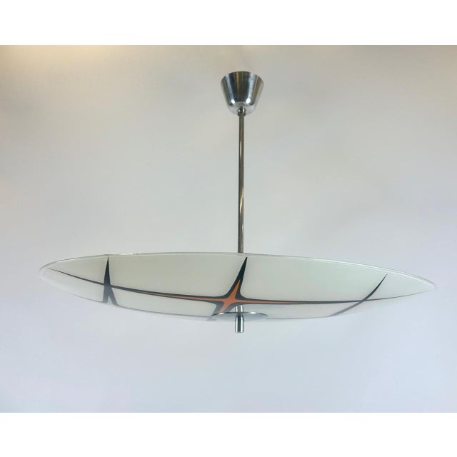 Mid-Century Modern Mid-Century Modern Czech Pendant Lamp, 1960s For Sale - Image 3 of 10