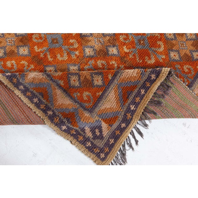 Doris Leslie Blau Vintage Swedish Pile Rug For Sale In New York - Image 6 of 8