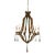 2000s Currey & Company Simplicity Chandelier For Sale