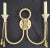 Fine Arts Lamps Brass & Marble Double Wall Sconce Lamps - a Pair For Sale - Image 4 of 18
