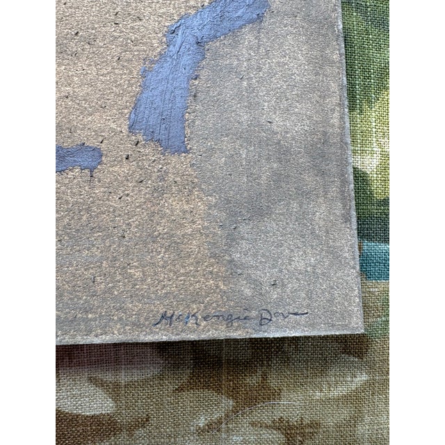 Contemporary 2026 McKenzie Dove Abstract Face in Plein Air Frame For Sale - Image 3 of 9