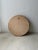 Wood Scandinavian Round Pine Mirror, 1960s For Sale - Image 7 of 8
