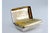 Metal George III Silver and Gold Vinaigrette Box with Lid Engraving For Sale - Image 7 of 10