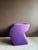 Ron Arad's landmark "Little Albert" chair, designed in the 90s and created in 2000, in vivid purple wool upholstery. This...