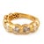 Gold Ladies 18k Yellow Gold 3.05ctw Bezel Set Half Eternity Diamond Band Ring, Size 6.5 For Sale - Image 8 of 9