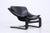 Vintage Lounge Chair in Leather, 1970s For Sale - Image 12 of 14