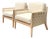 Vintage Niedermaier Wood and Strap Lounge Chairs - Pair For Sale