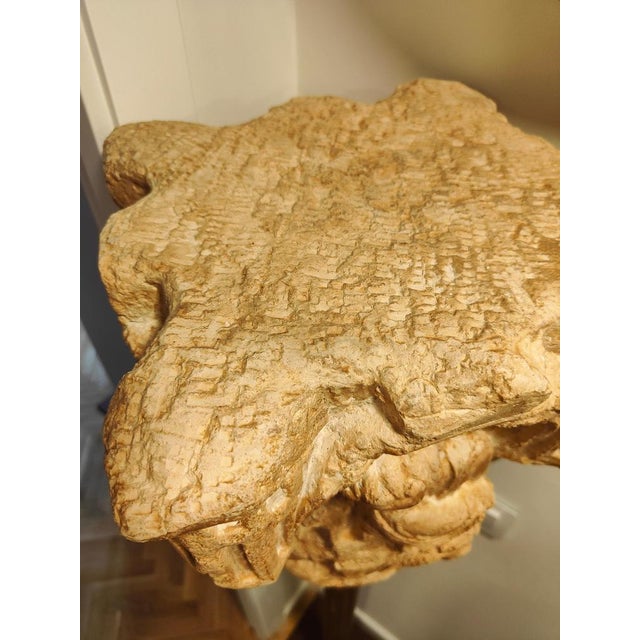 Antique Stone Capital in Roman Style, 1890 For Sale - Image 6 of 12