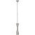 AERIN for Visual Comfort Signature Clarkson Medium Narrow Pendant in Polished Nickel & Polished Nickel For Sale