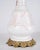 Lamp in White Opaline Glass with Red Pattern and Brass Base, 1880s For Sale - Image 6 of 7